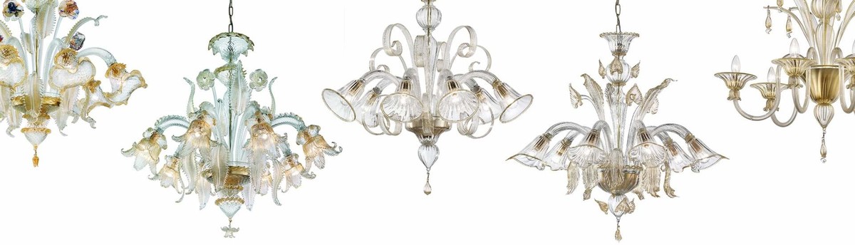 Small Murano Glass Chandeliers