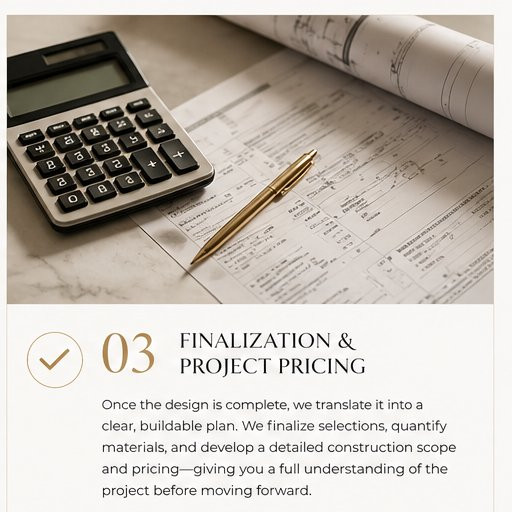 Finalization & Project Pricing