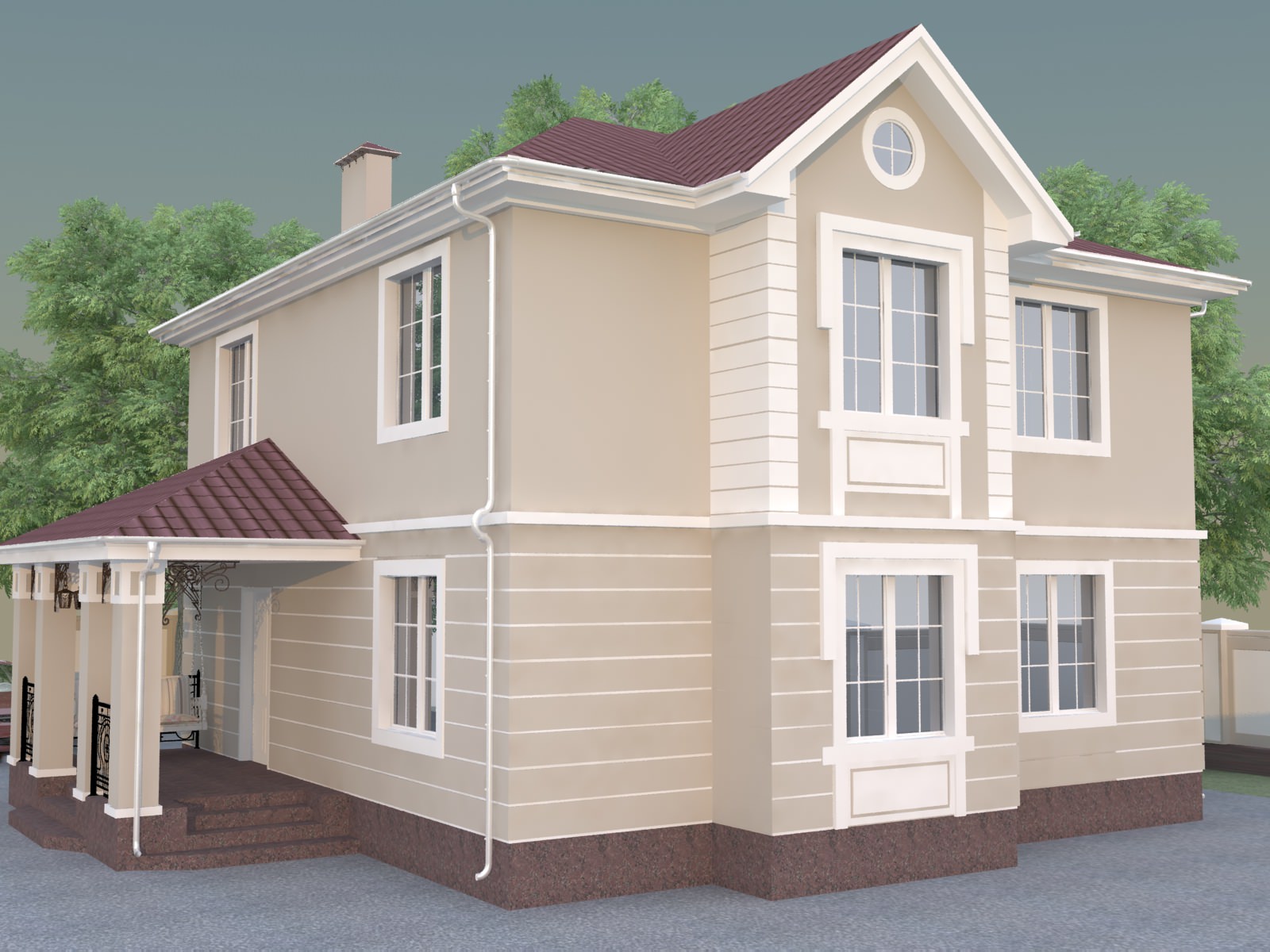 Коттедж в классическом стиле