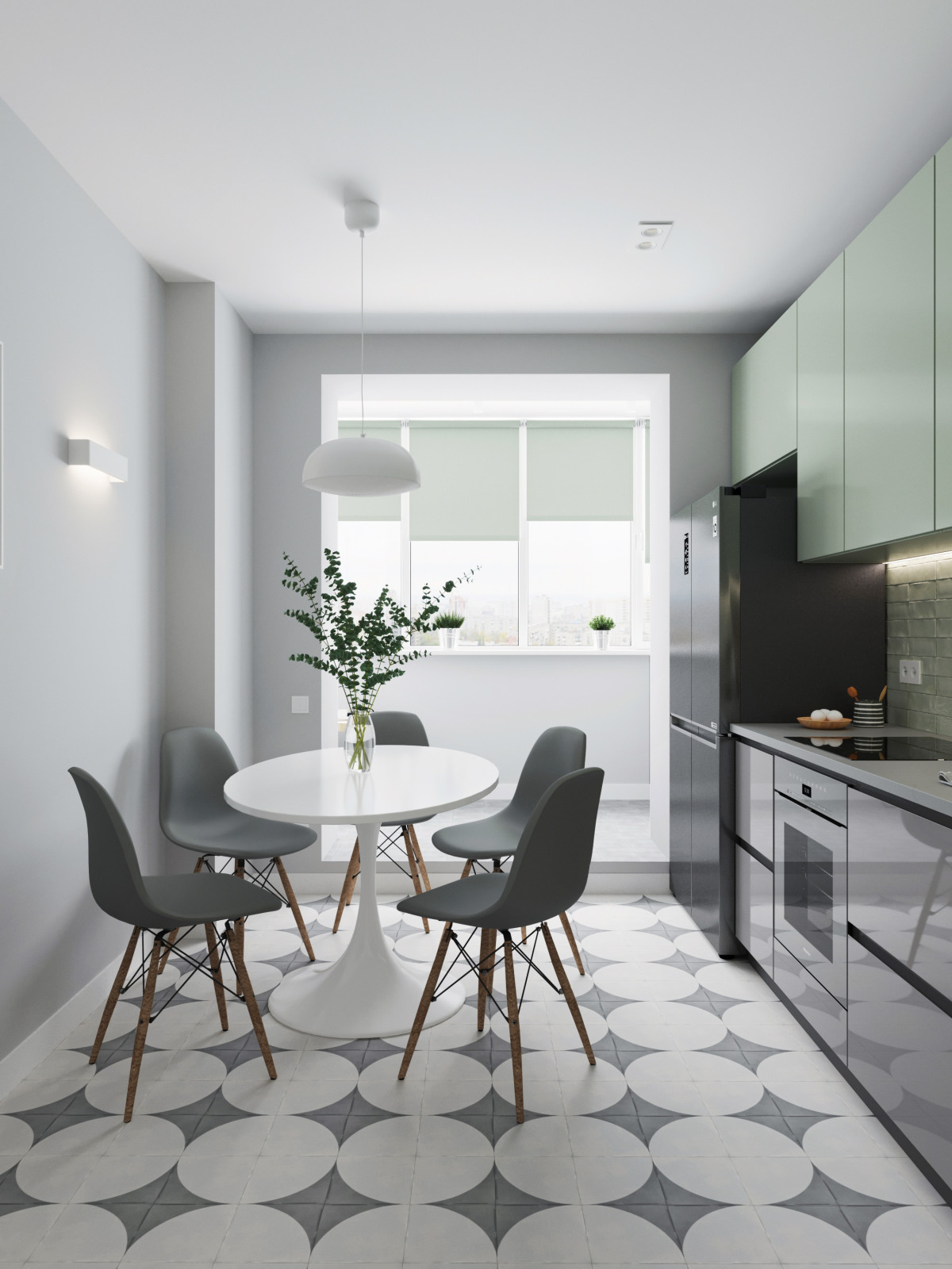 Квартира на Подмосковной. Площадь 74м2