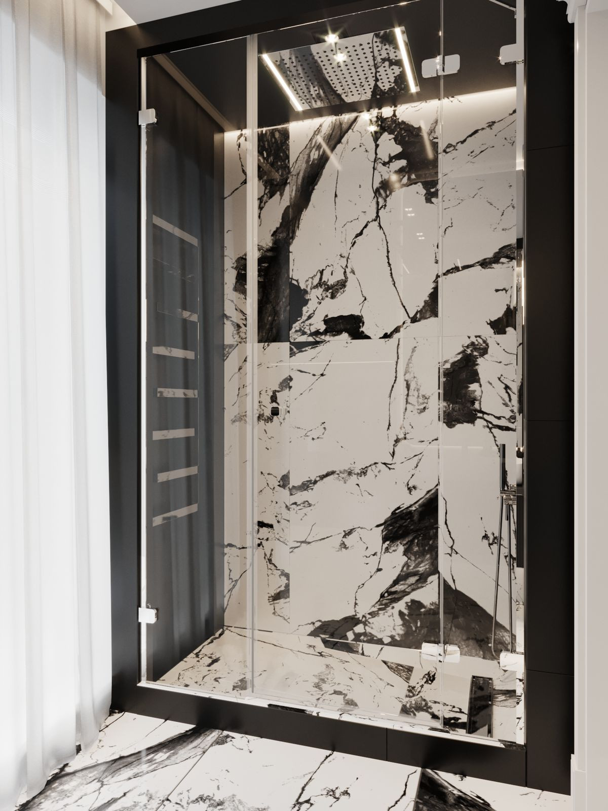 Частный дом // 1 этаж // Дизайн студия Льва Терехова