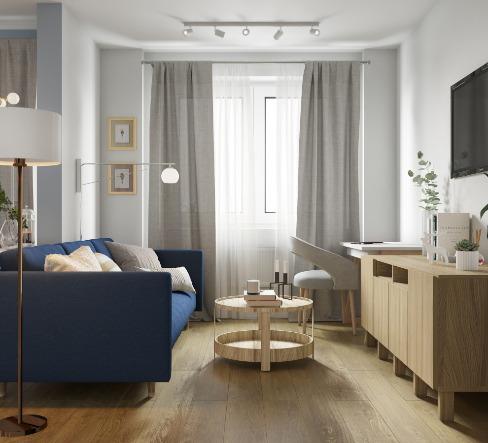 Уютная квартира для молодой семьи в скандинавском стиле