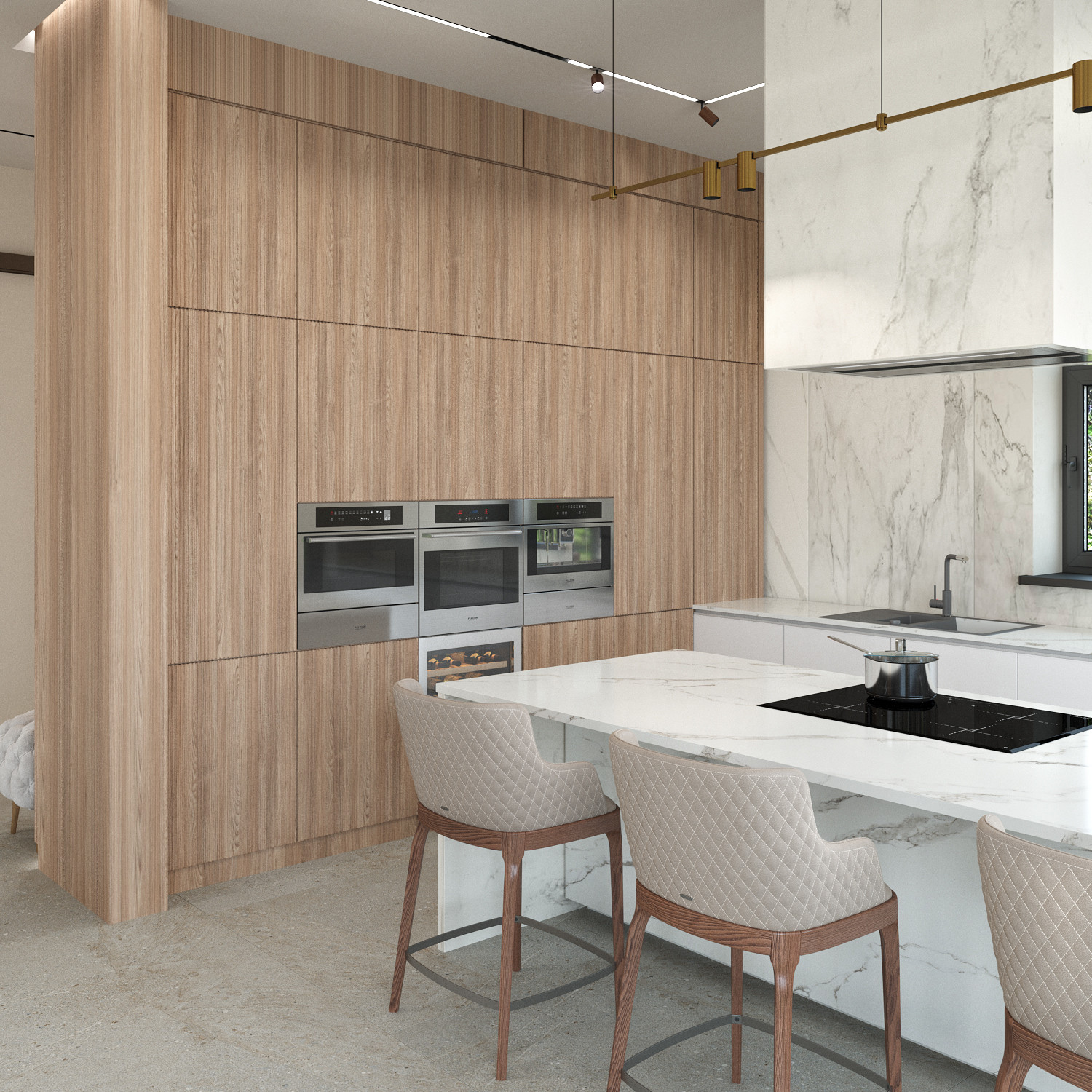 Дом в соснах