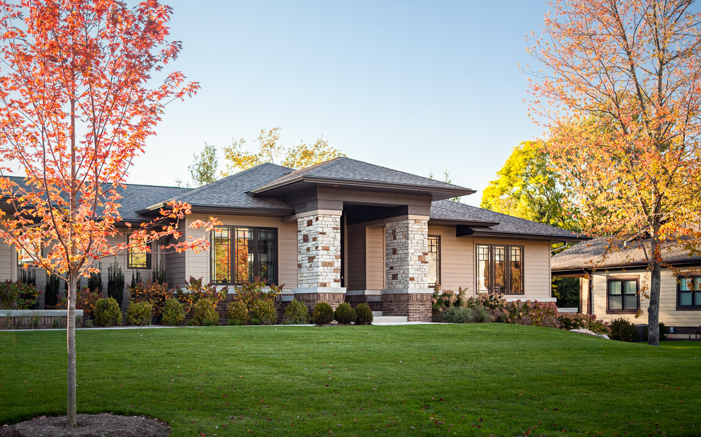 Everwood Modern Ranch Modern Exterior Grand Rapids By Visbeen   Home Design 