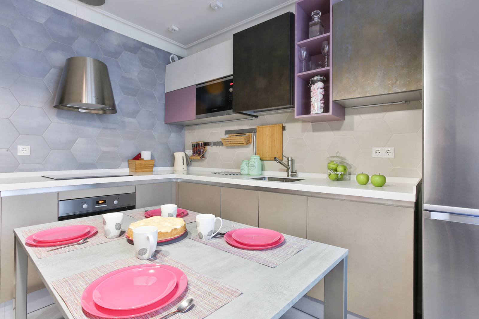 Лофт в розовом цвете. Модель Spark. Дизайнер Александра Задорожная.