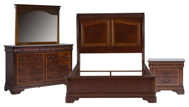 Liberty Furniture Alexandria Sleigh Bedroom Set Traditional Liberty Furniture Alexandria Sleigh Bedroom Set King