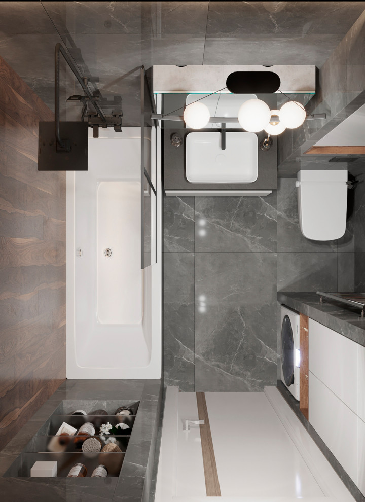 Дизайн однокомнатной квартиры 44,9 кв.м в Москве