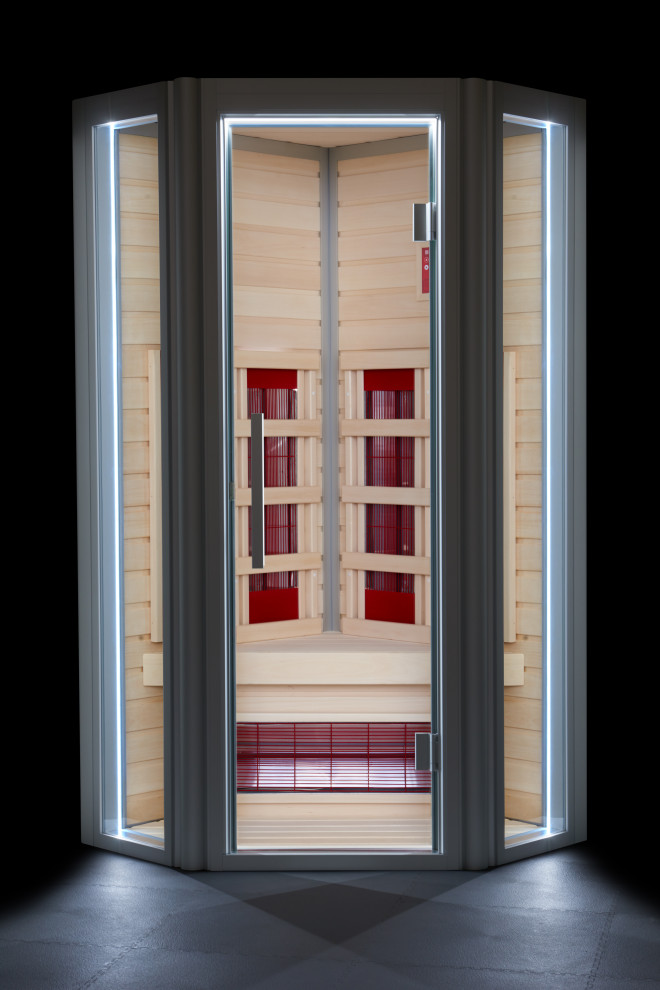 Инфракрасная сауна Соло Угловая серия Hi-Tech