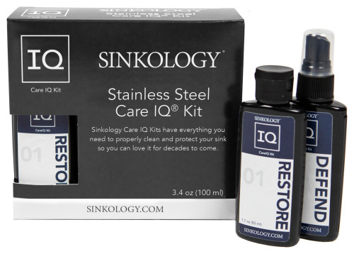 Stainless Steel Care IQ Kit, Protective Sealant, Polish and Microfiber Cloth