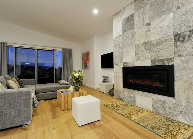 George-Hibbert Road moderne-dagligstue