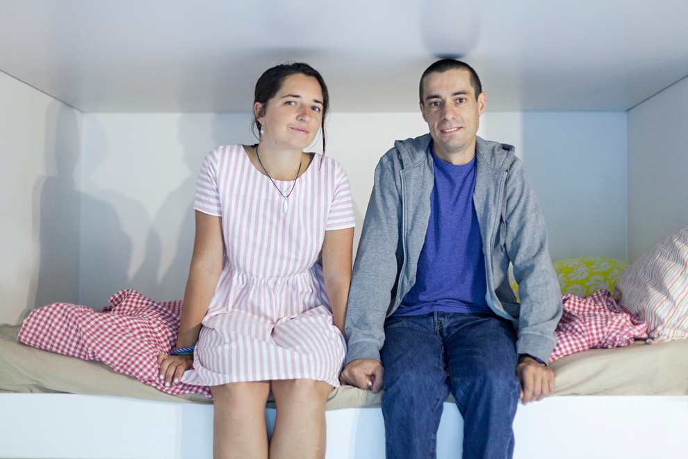 Небольшая, уютная квартира-студия.