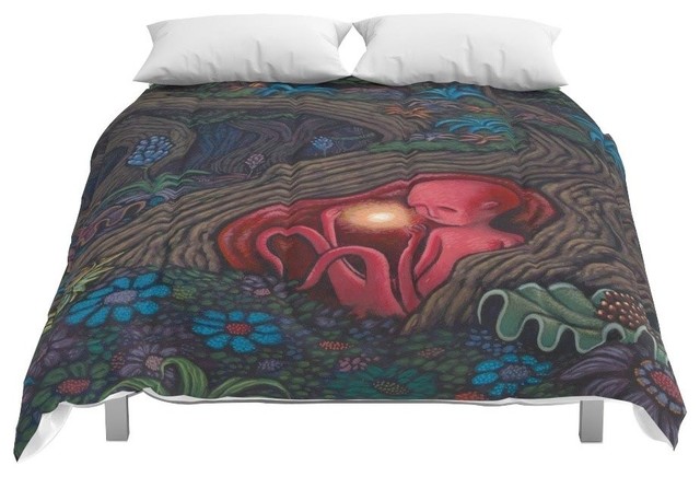 Society6 Mothers Of Men Comforter Contemporary Comforters And