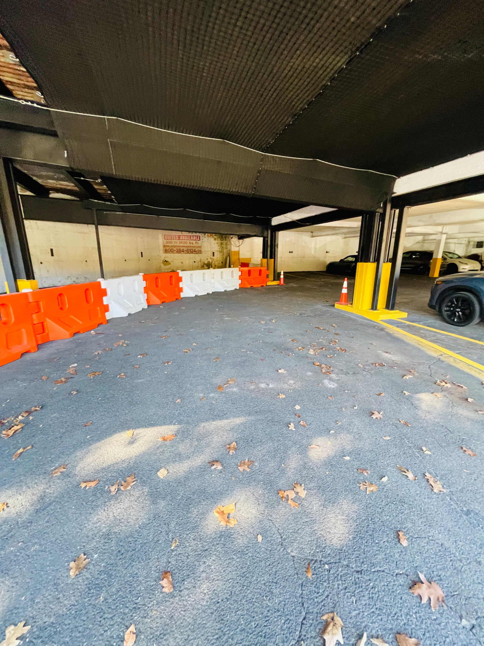 Temporary Parking Structure reinforcement