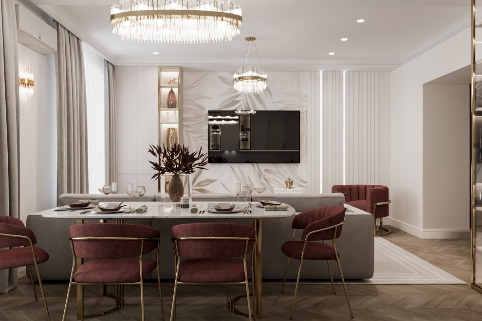 Столичный, 3х комнатный дом, классика с элементами Арт Деко