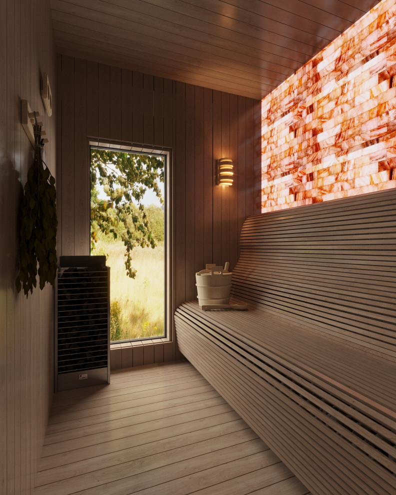 Сауна в доме типа Фахверк