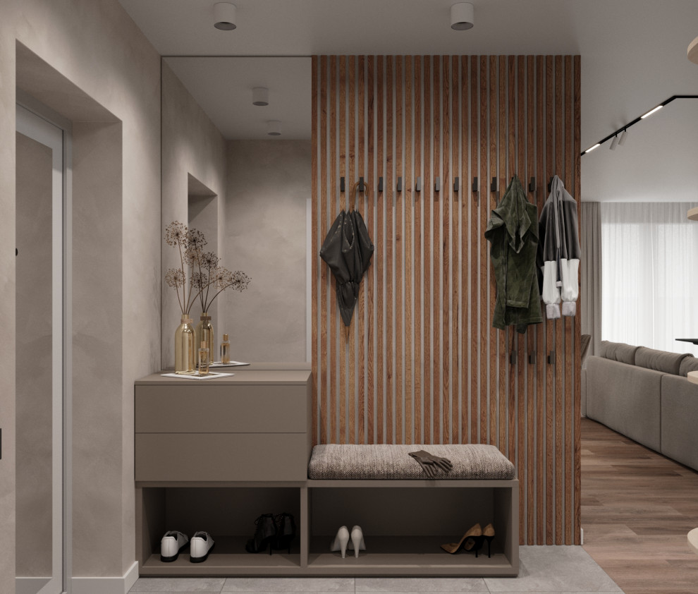 Дизайн квартиры в ЖК «Солярис» с большой лоджией