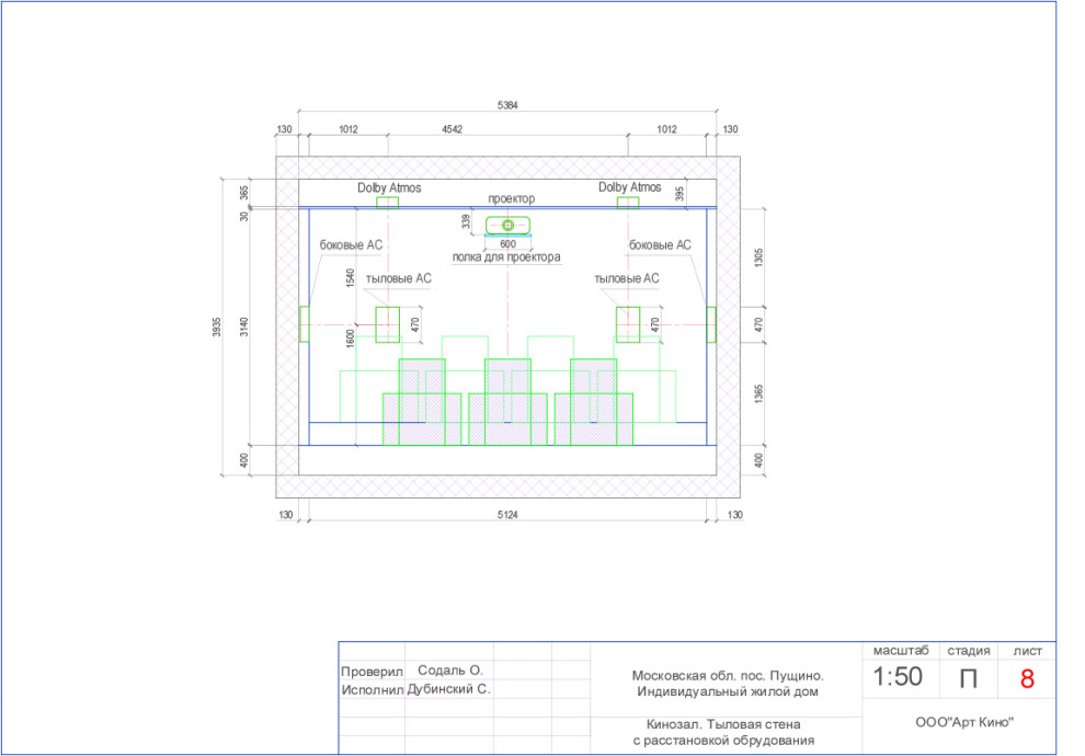 Кинозал в Пущино