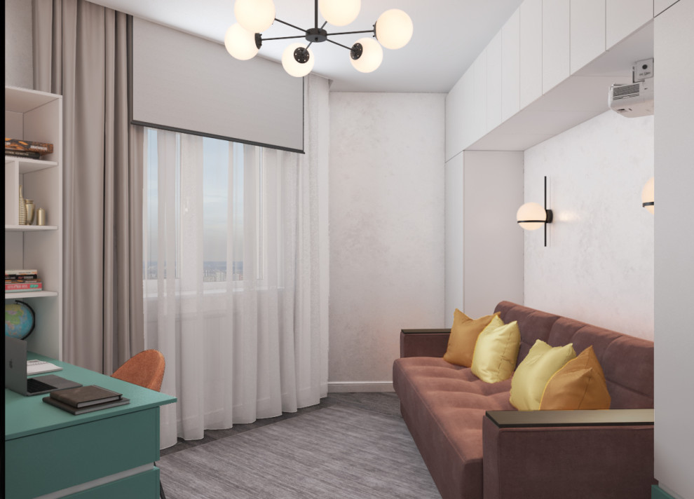 Интерьер двухкомнатной квартиры в ЖК Университетский парк