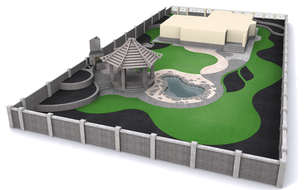 Проект озеленения. Визуализации