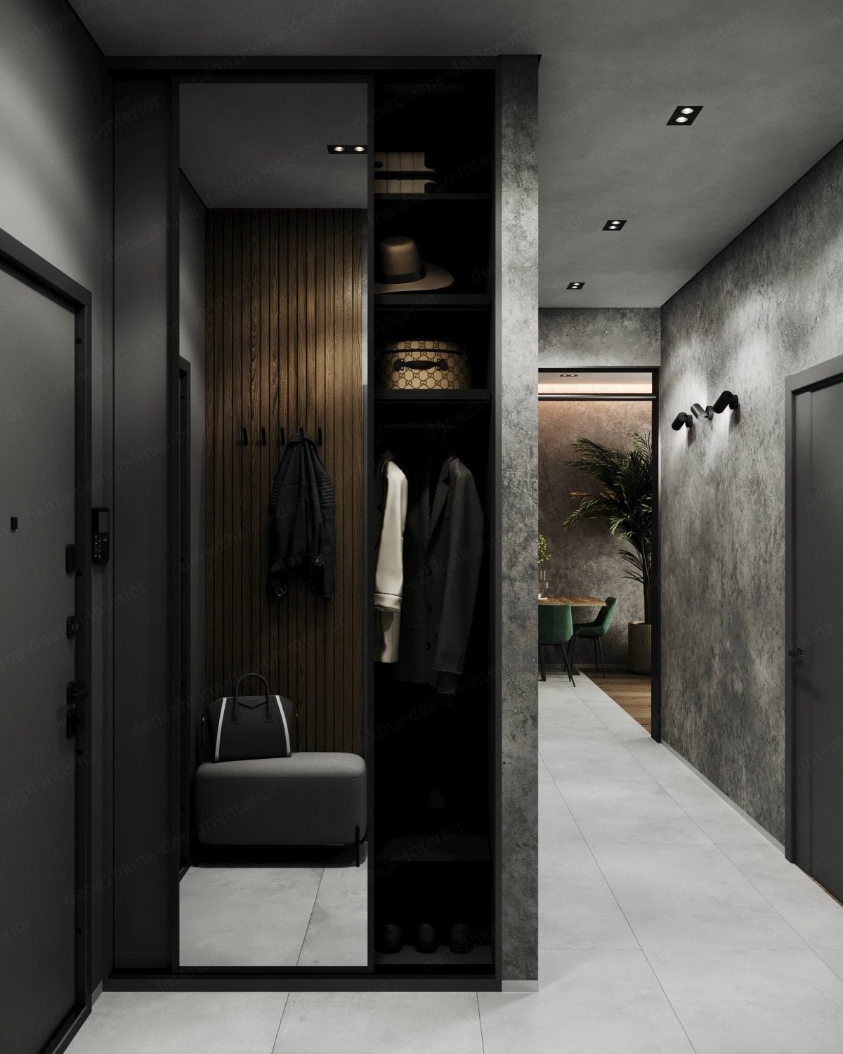 Дизайн проект 3 комнатной квартиры - ЖК Западный порт