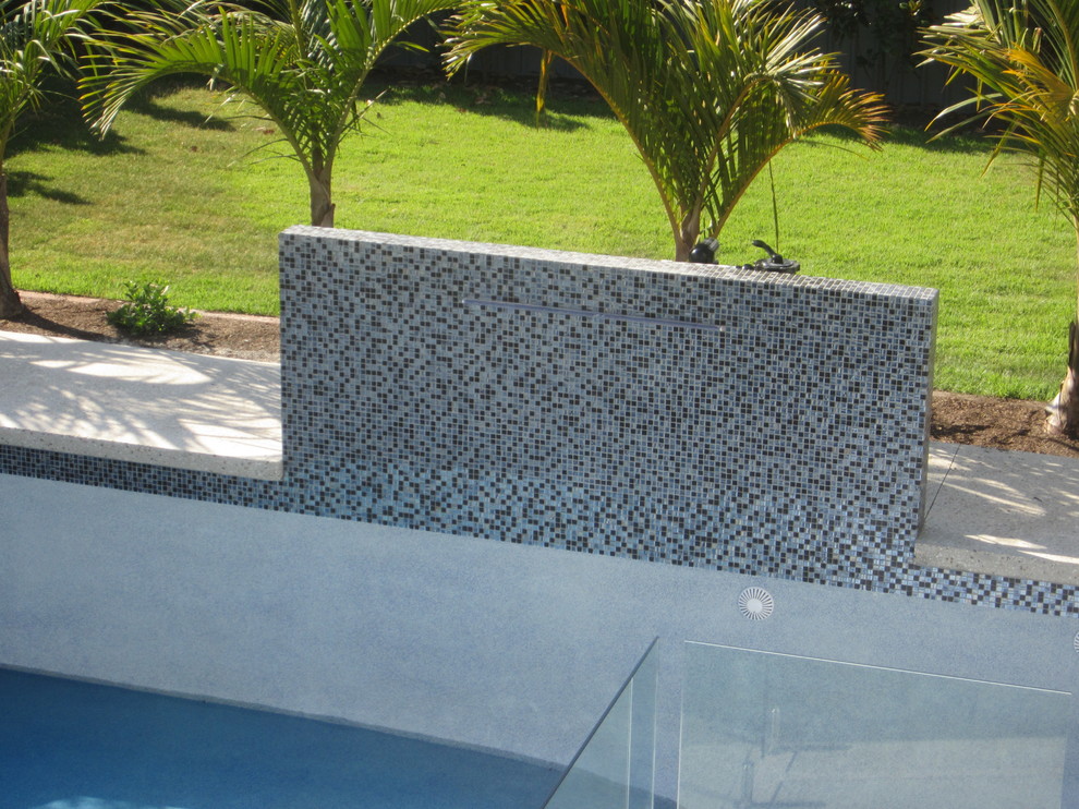 This is an example of a modern pool in Sunshine Coast.