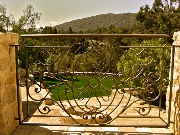 Mountain style entryway photo in Austin