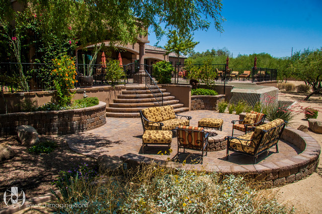 Central Phoenix mediterraneen-jardin