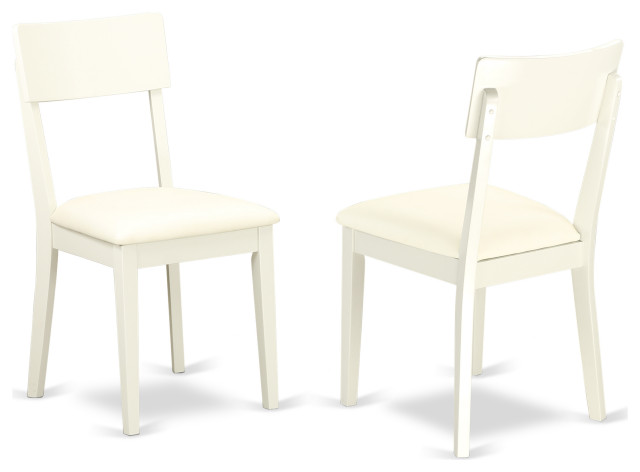 3 Pc Kitchen Table Set, Dining Table And 2 Faux Leather Kitchen Chairs ...