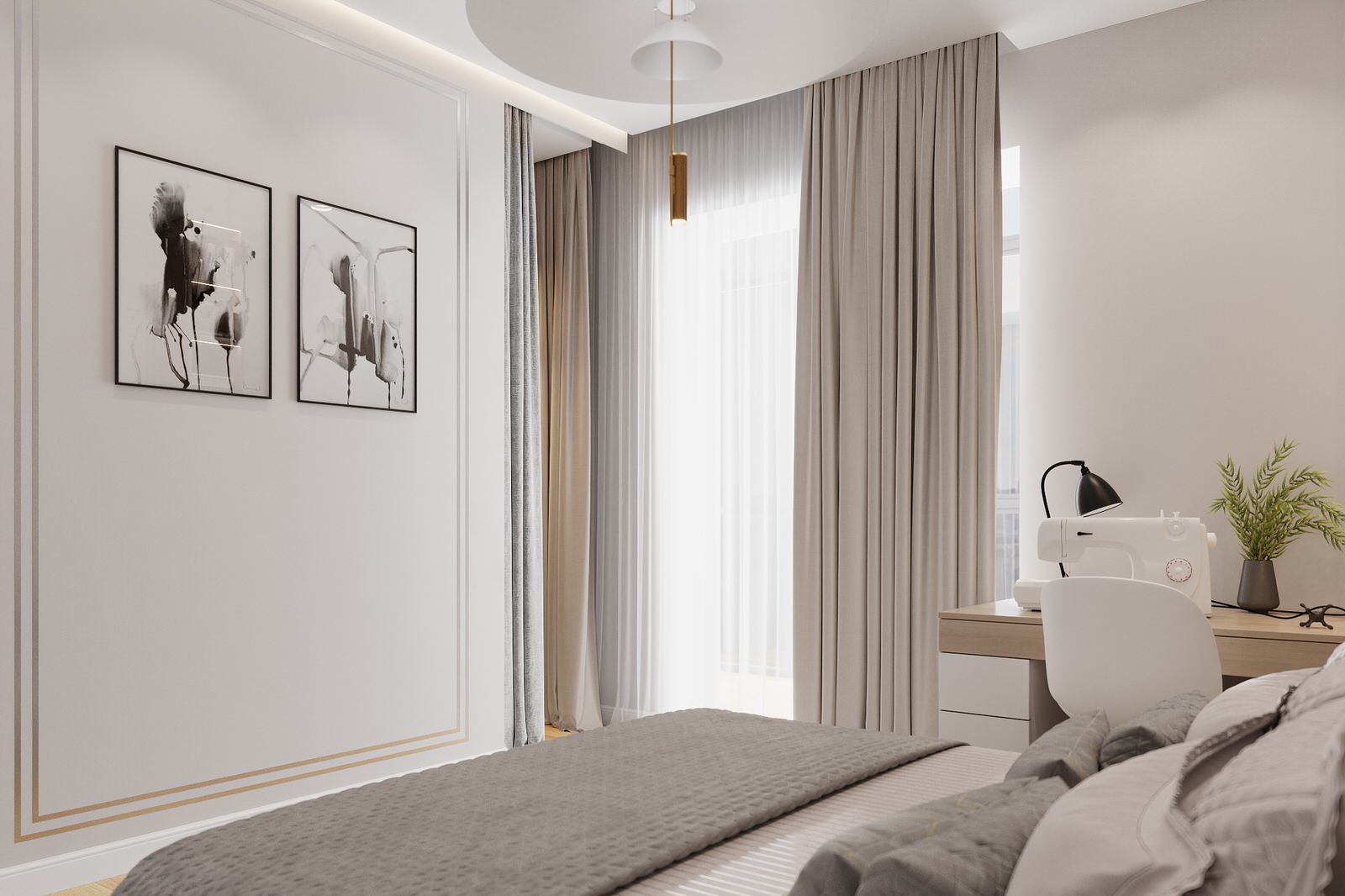 Двухуровневая квартира для семьи из 5ти человек