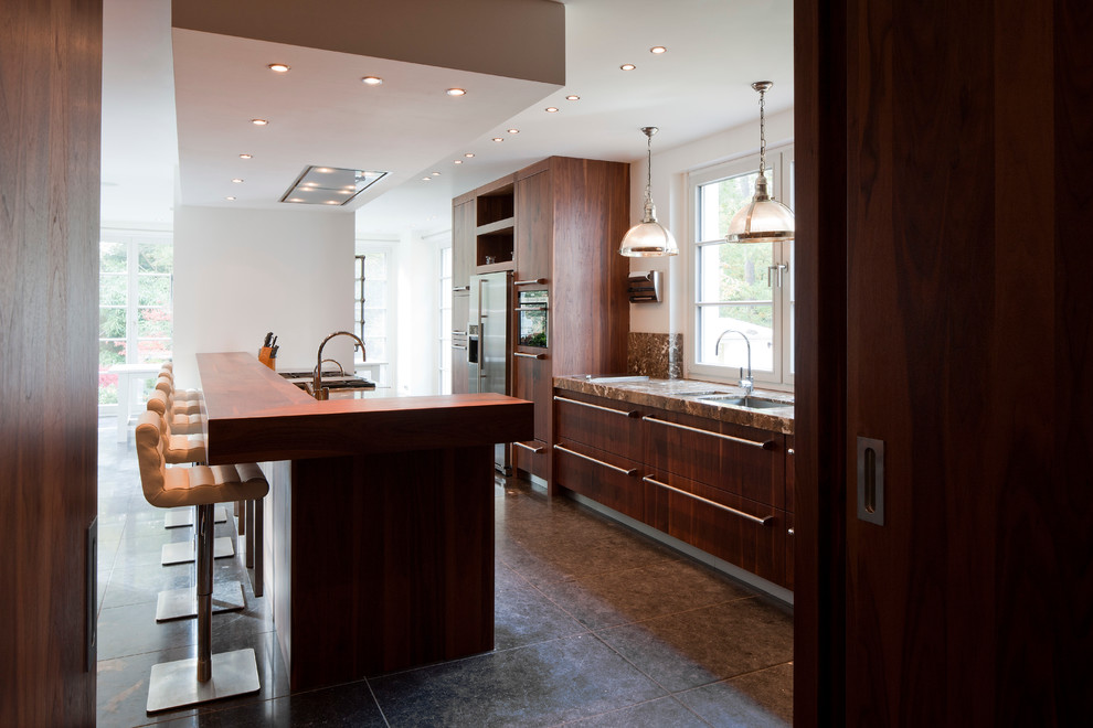 Contemporary kitchen in New York.
