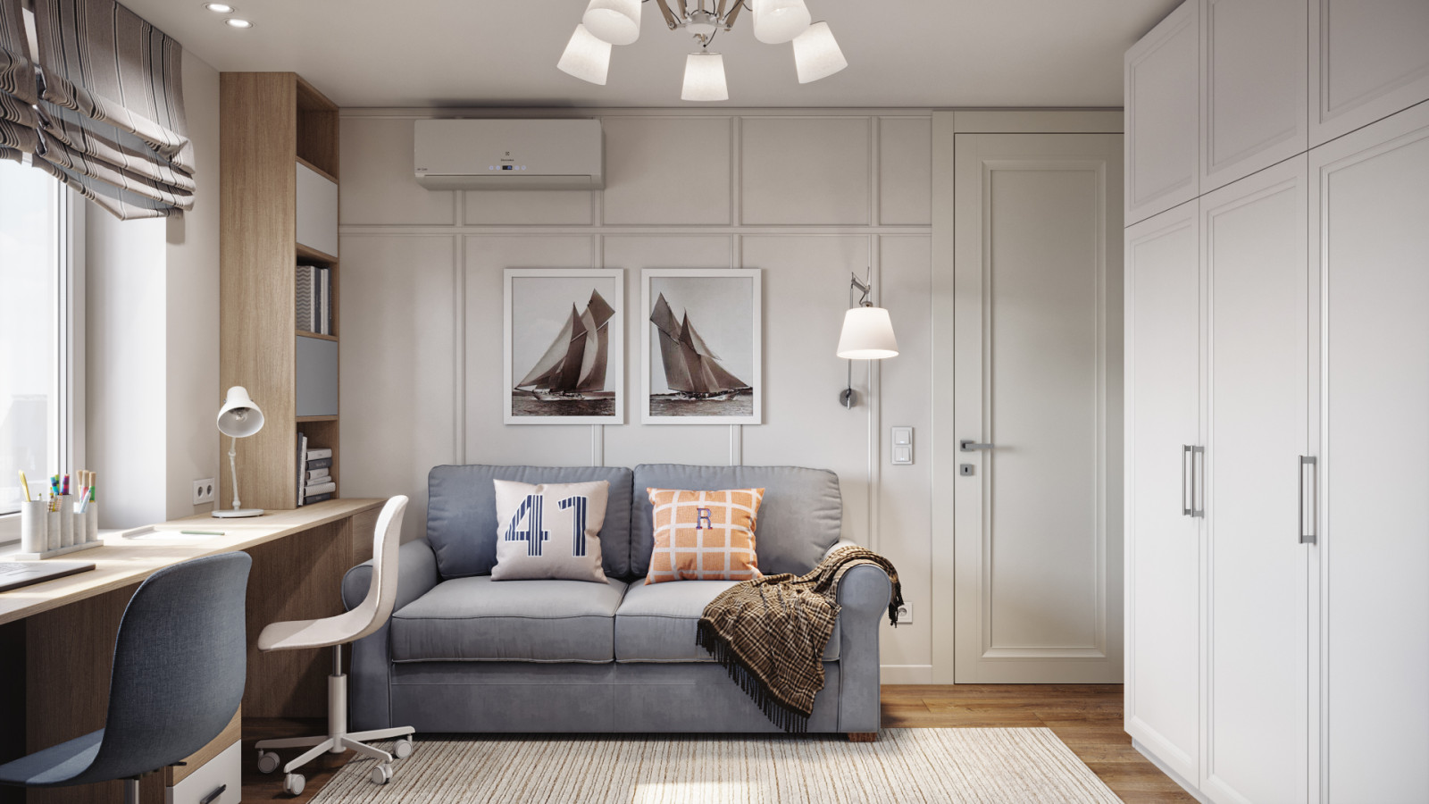 Технологичная квартира для молодой пары