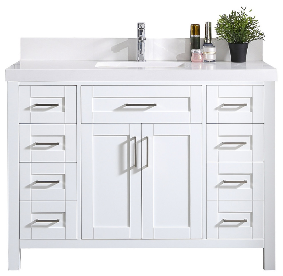 Willow Collections Cambridge Bathroom Vanity Set Transitional