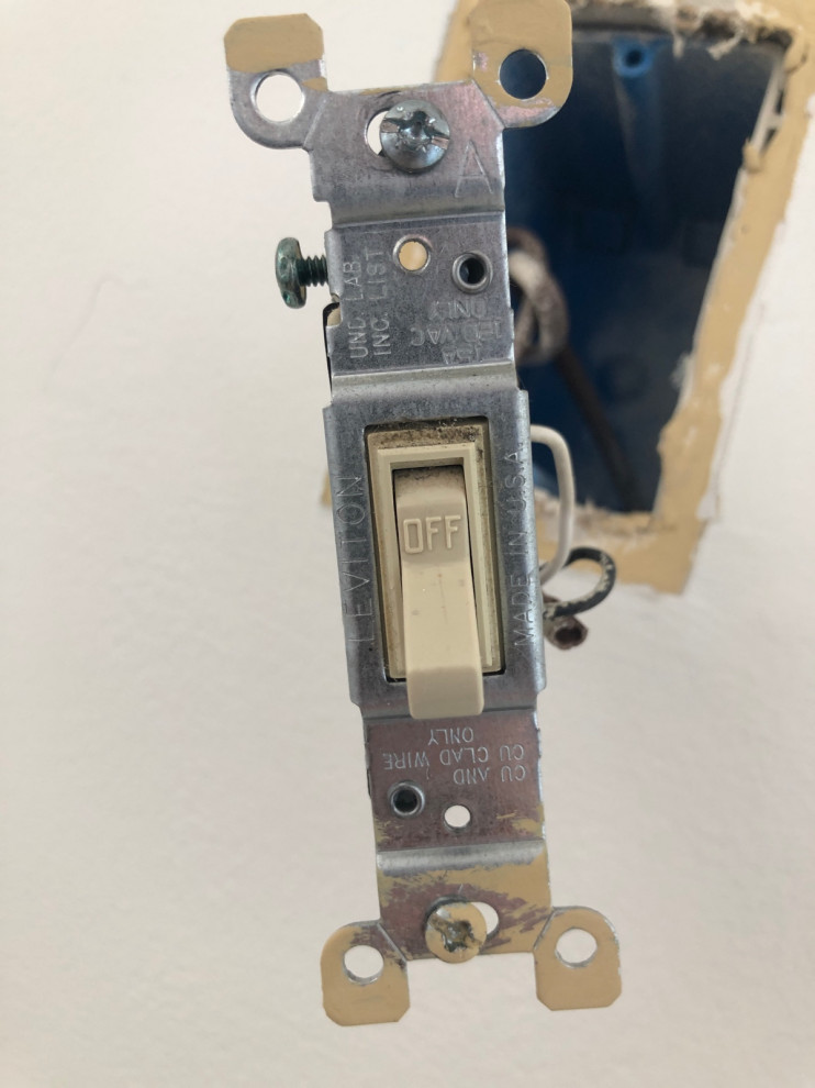replace fireplace switch