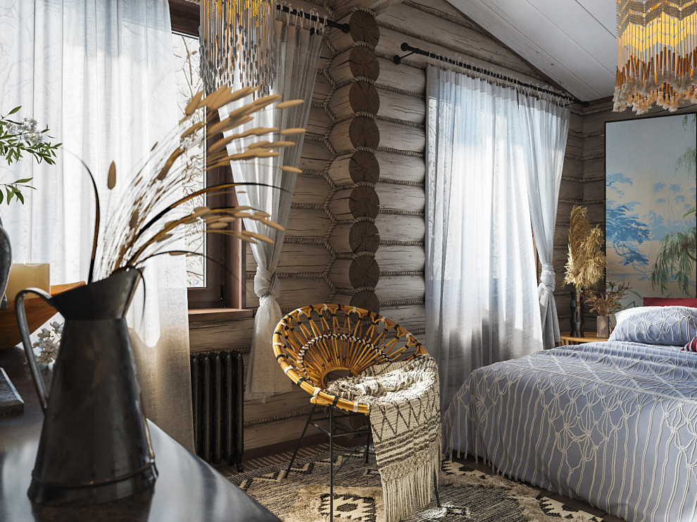 Спальня в стиле Рустик