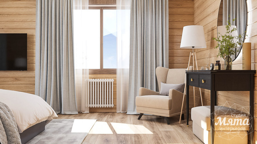 Индивидуальный дизайн-проект интерьера дома для семьи из четырёх человек