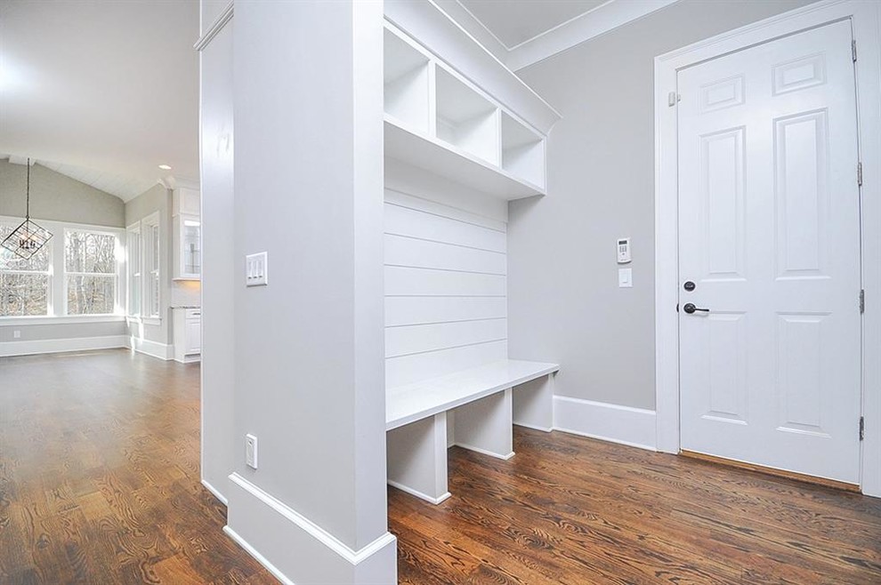 Transitional home design photo in Atlanta