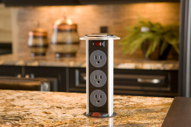 2010 Dream Home Pop Up Electrical Outlet Traditional Kitchen
