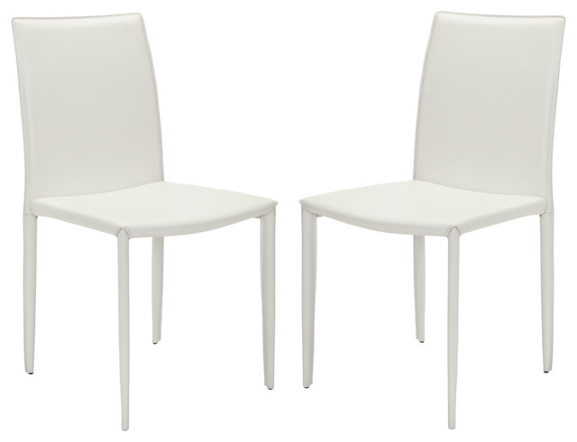 Safavieh Brody Accent Chairs, Set of 2, White