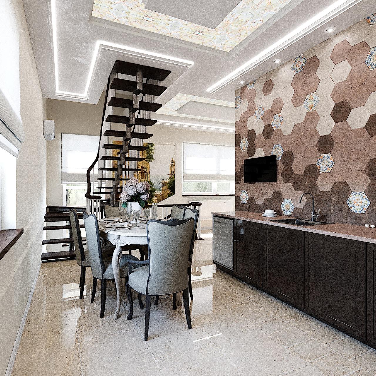 Дизайн-проект 3-х этажного особняка