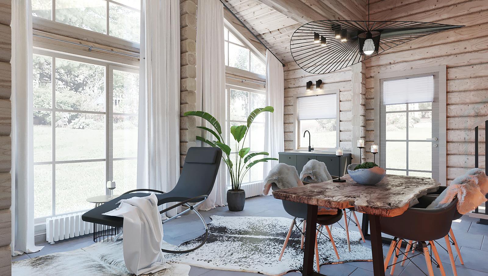 Гостиная кухня