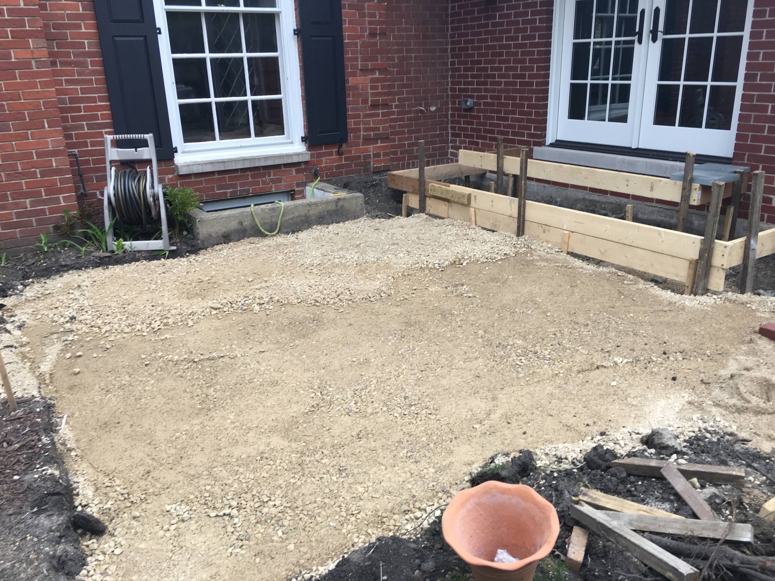 Hardscape during