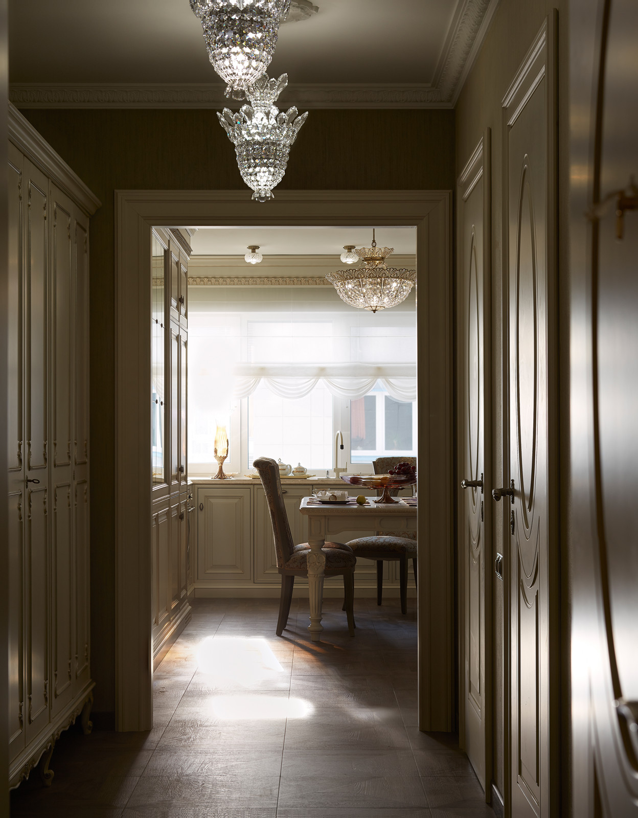 Квартира-шкатулка | The apartment is in the neoclassical style