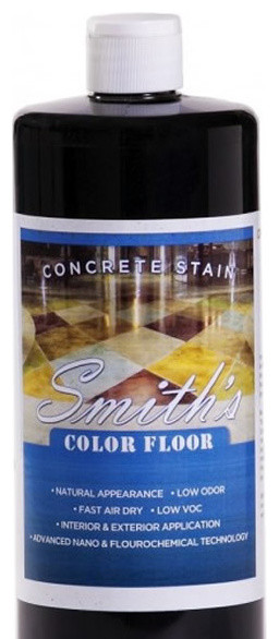 Smiths Paint Decorative Concrete Color Stains Classic Series, 270 Dark Adobe, Quart