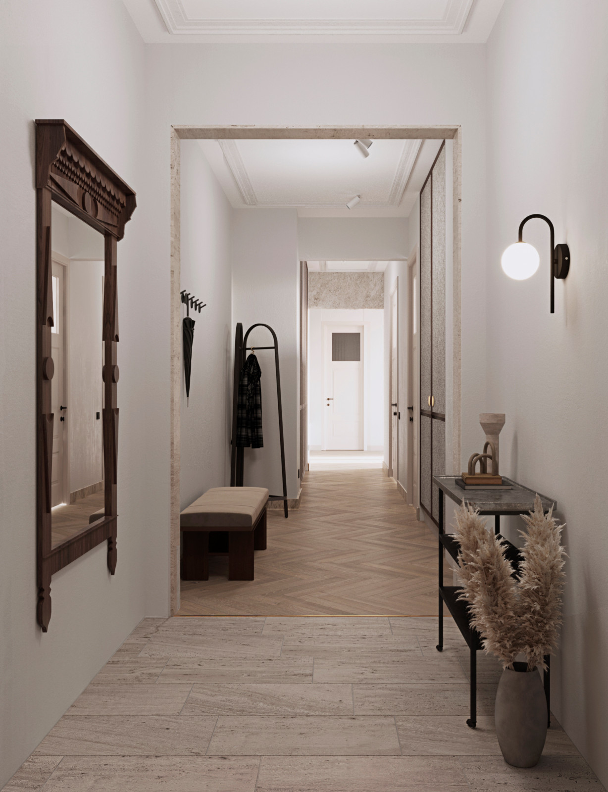 Квартира c элементами mid-century