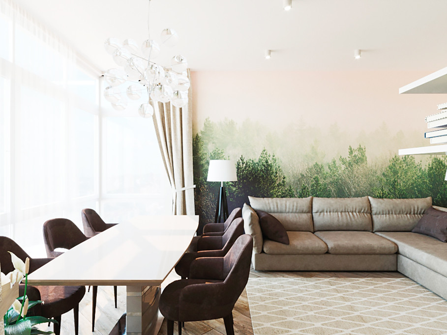 Дизайн проект в Современном стиле