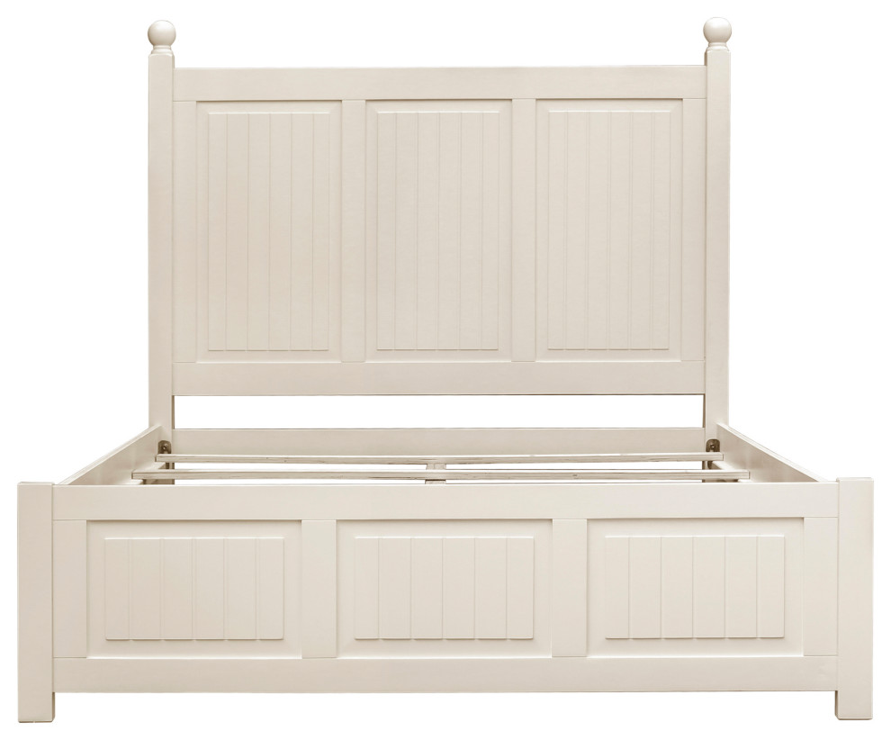 Ice Cream at the Beach Queen Bed Transitional Platform Beds by Skyline Decor Houzz