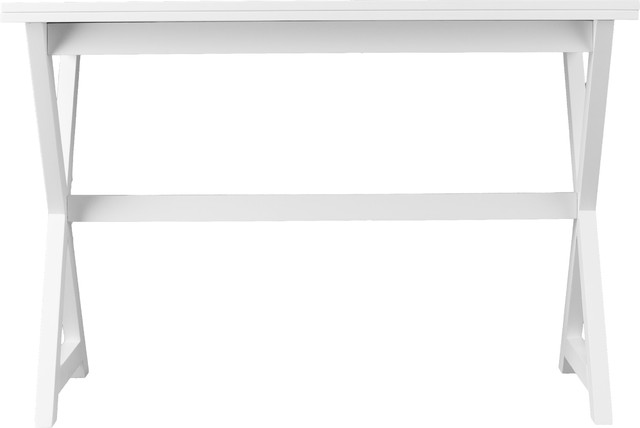 Clarke Convertible Console To Dining Table White