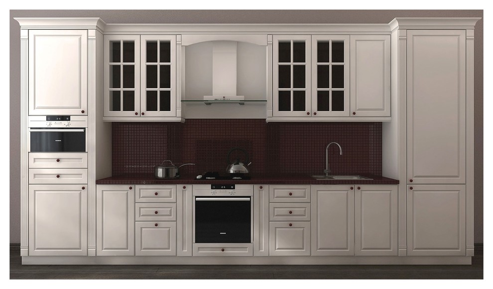 Кухни с фрезерованными фасадами