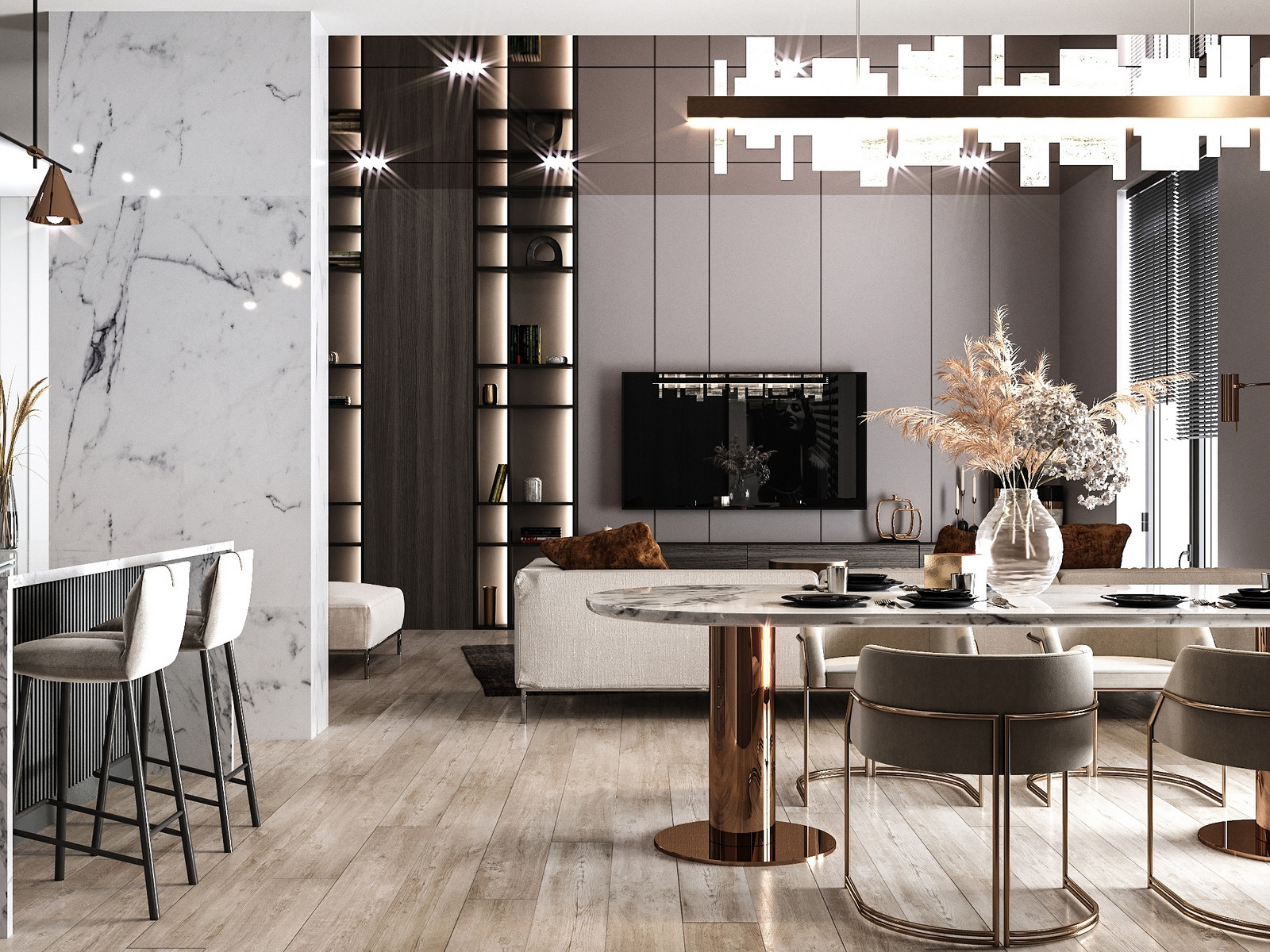 Дизайн интерьера в ЖК Кутузовский 12