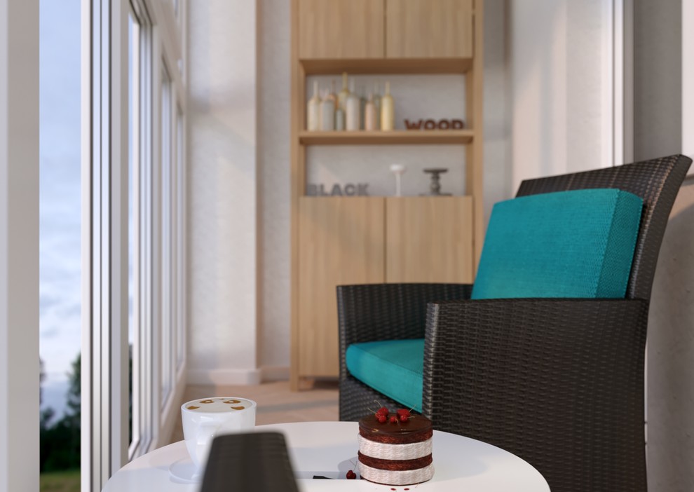 Уютная скандинавия с яркими акцентами